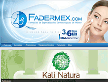 Tablet Screenshot of fadermex.com